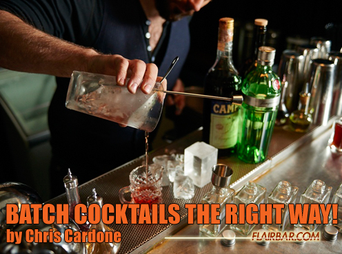 Why We Don't Batch Cocktails - The Bartender Company